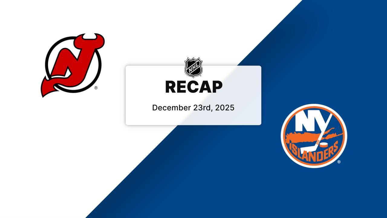 Islanders 2, Devils 1 | HIGHLIGHTS