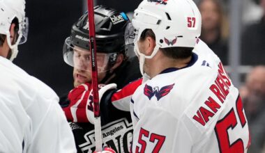 Beauvillier's tiebreaking goal sends Capitals past Kings 3-1, into 1st place with 5th straight win