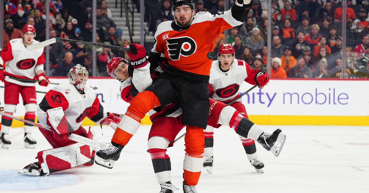 Flyers lose 4-3 in overtime to Hurricanes as Jackson Blake scores in shootout