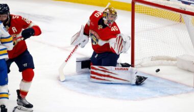 Neighbours and Thomas score twice to lead St. Louis Blues over Florida Panthers 6-2