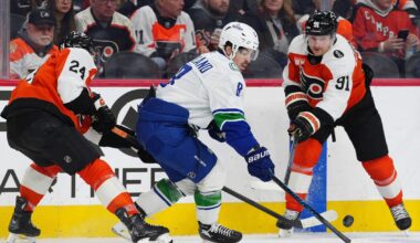 Grebenkin, Grundstrom lead Philadelphia Flyers to win over Canucks