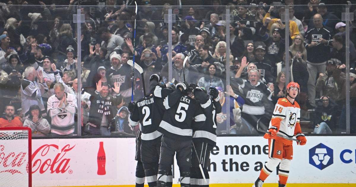 Alex Laferriere nets hat trick as Kings end scoring funk in 6-1 win over Ducks