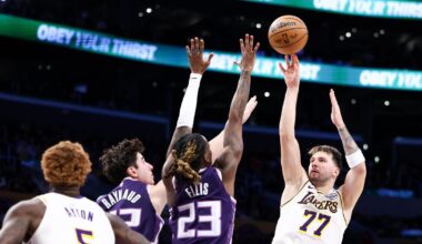 Luka Doncic and LeBron James combine for 68 points, Lakers end skid with 125-101 win over Kings