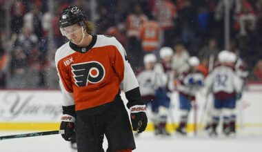 Flyers' Rally Falls Short to Avalanche
