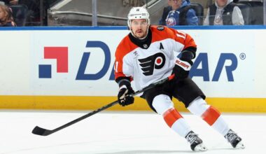 Konecny, Flyers Enter Break with Win Over Blackhawks