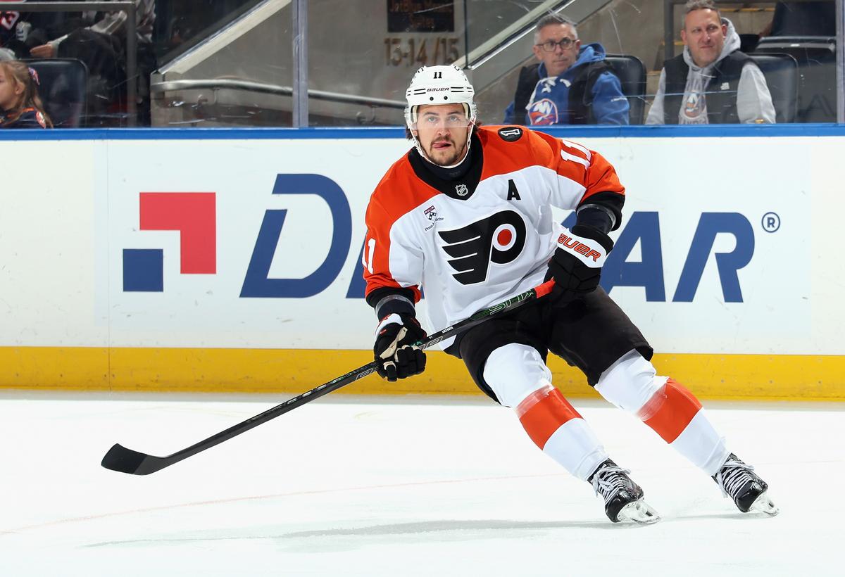 Konecny, Flyers Enter Break with Win Over Blackhawks