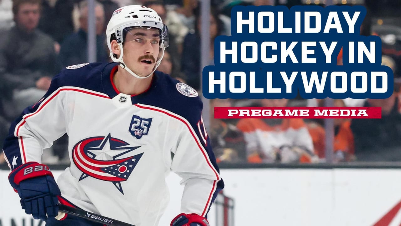 Holiday Hockey in Hollywood 🏒 Head Coach Dean Evason, Charlie Coyle, Mason Marchment and Ivan Provorov | Pregame Media