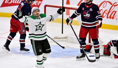 Stars down Jets 4-3 to push point streak to 11 games :: WRAL.com