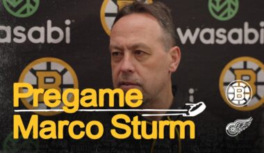Press Room: Marco Sturm | Boston Bruins