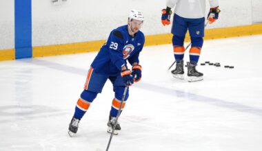 Isles Day-to-Day: Horvat Misses Practice, Drouin to Return vs Lightning
