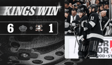 RECAP: Kings 6, Ducks 1, 12/27