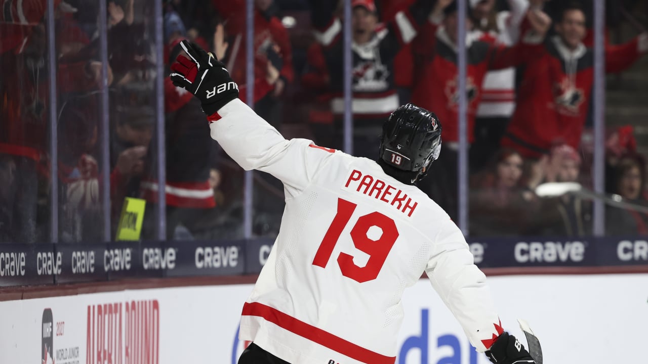 Parekh of Flames heating up for Canada at World Junior Championship