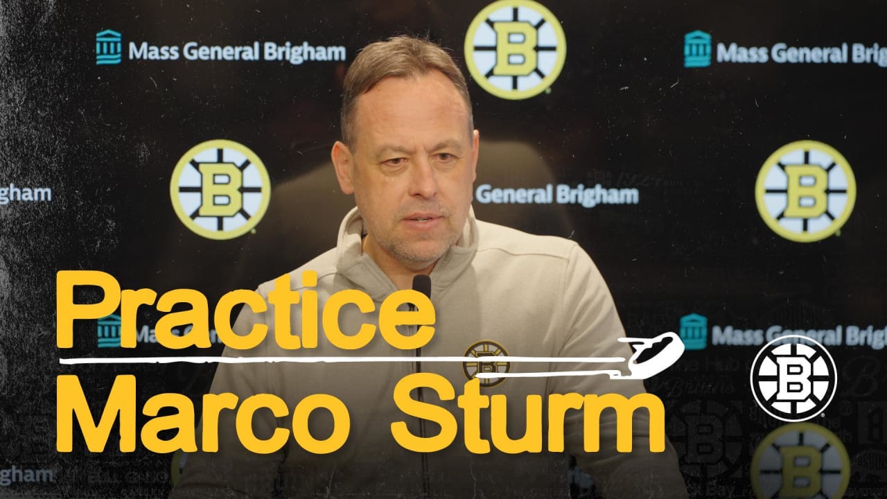 Press Room: Marco Sturm | Boston Bruins