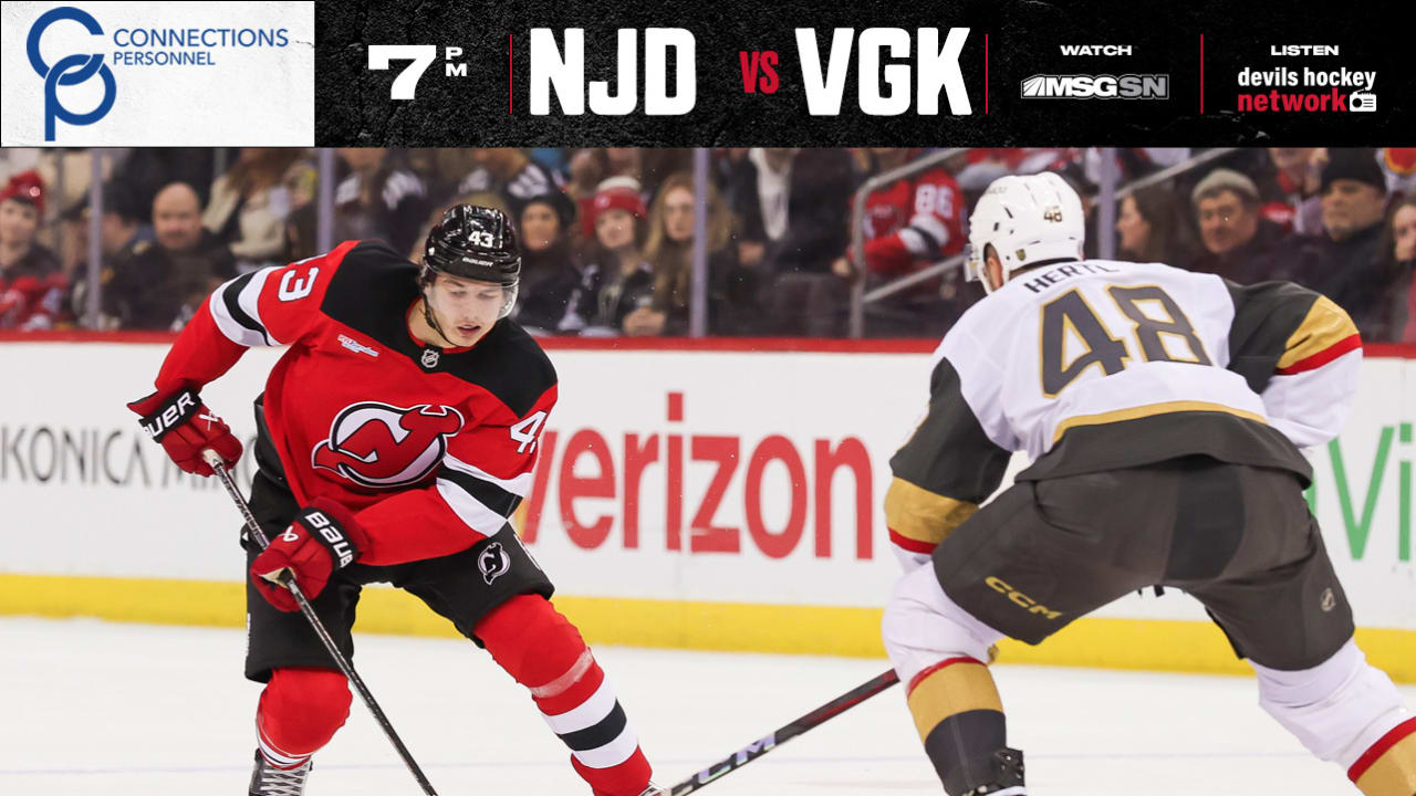 Devils Finish Homestand Against Vegas | PREVIEW