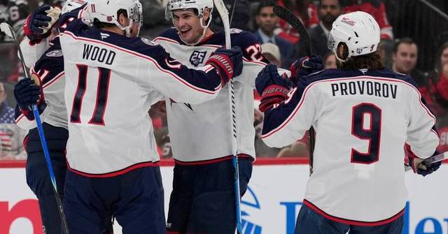 Monahan and Coyle lead Blue Jackets to 5-3 win over Devils