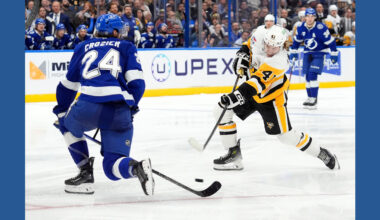Malkin scores twice as Penguins edge Lightning 4-3