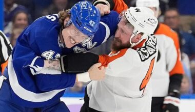 Flyers and Lightning pull off a one for one trade