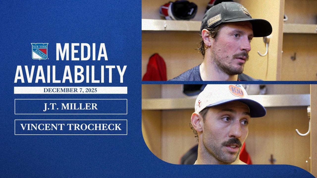 Postgame: Miller and Trocheck | New York Rangers