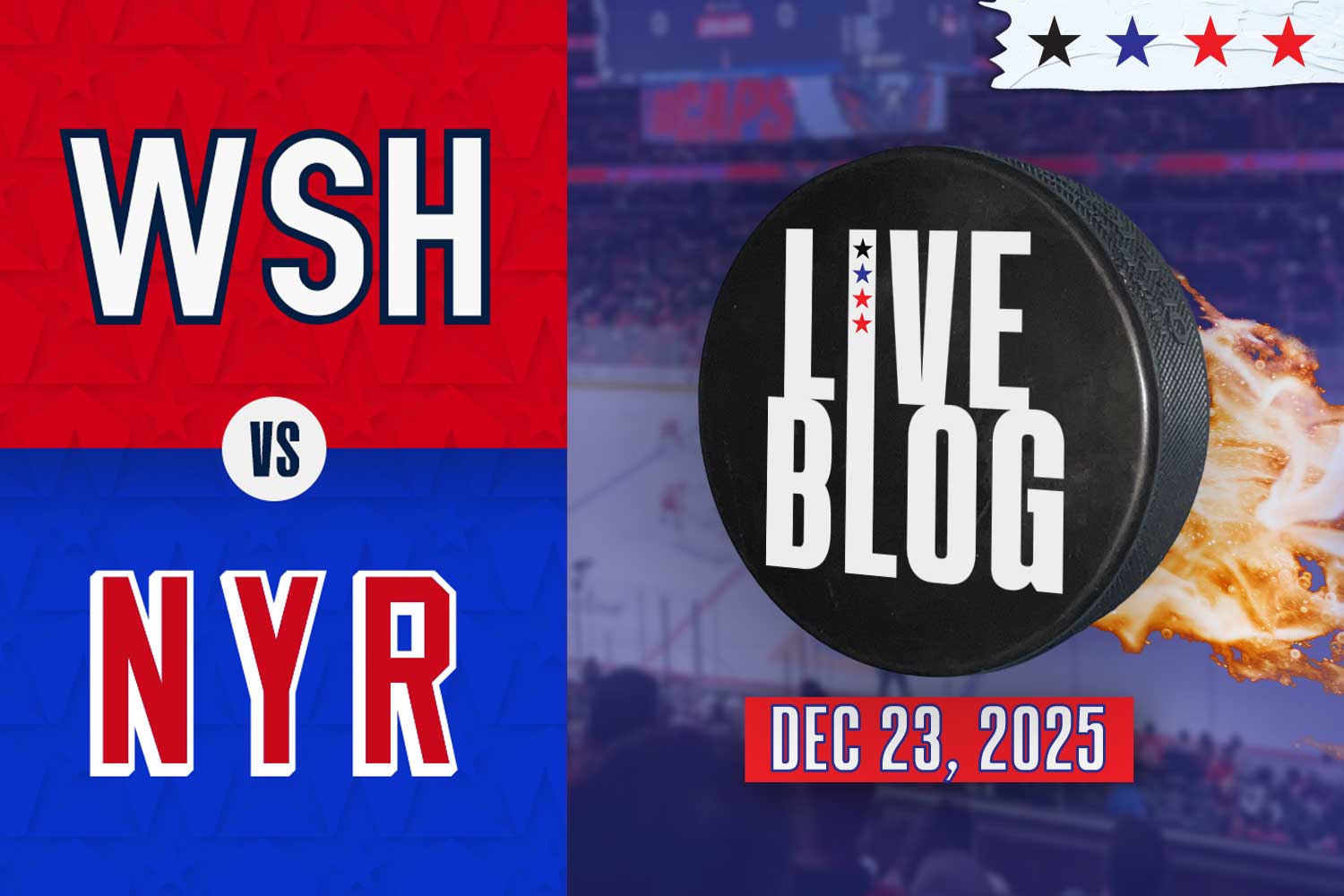 Washington Capitals vs New York Rangers live blog