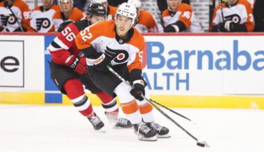 Flyers Grades: Denver Barkey Stands Out in NHL Debut, Team Blows Late-Game Lead