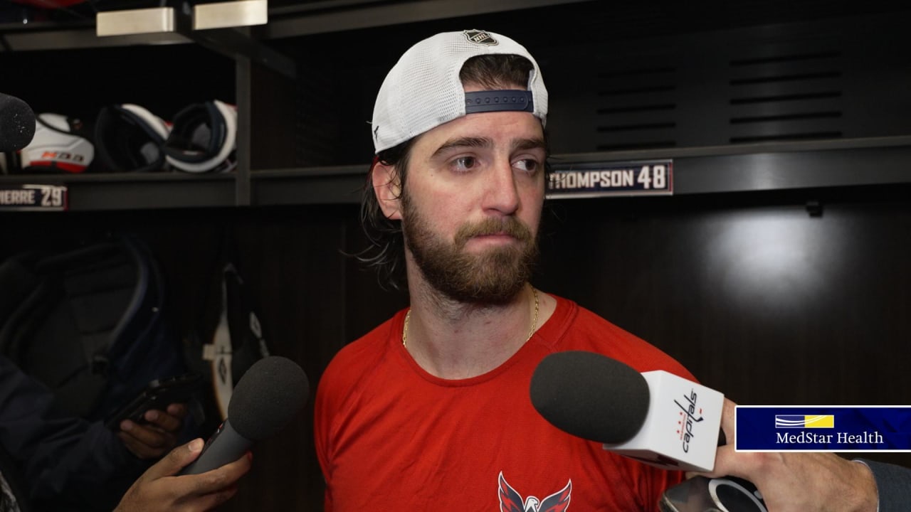 Logan Thompson | Postgame | Washington Capitals