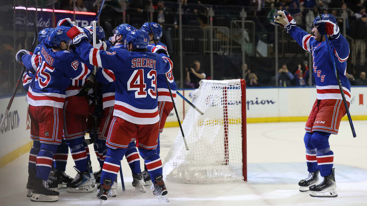 Gavrikov scores in OT, Rangers rally to top Stars