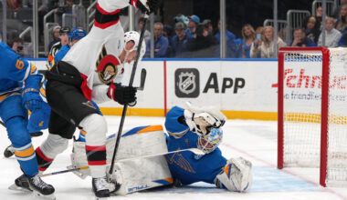 Blues’ goalie Binnington focused on his game with Olympic selection looming