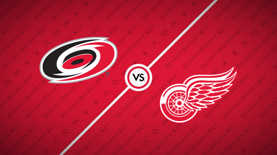 Hurricanes vs. Red Wings, 12/27/2025 – DetroitHockey.Net