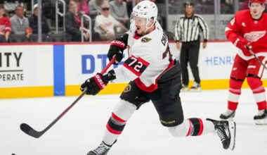 Thomas Chabot back at Ottawa Senators practice but Linus Ullmark makes an early exit