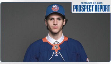 Islanders Prospect Report: Dec. 22, 2025