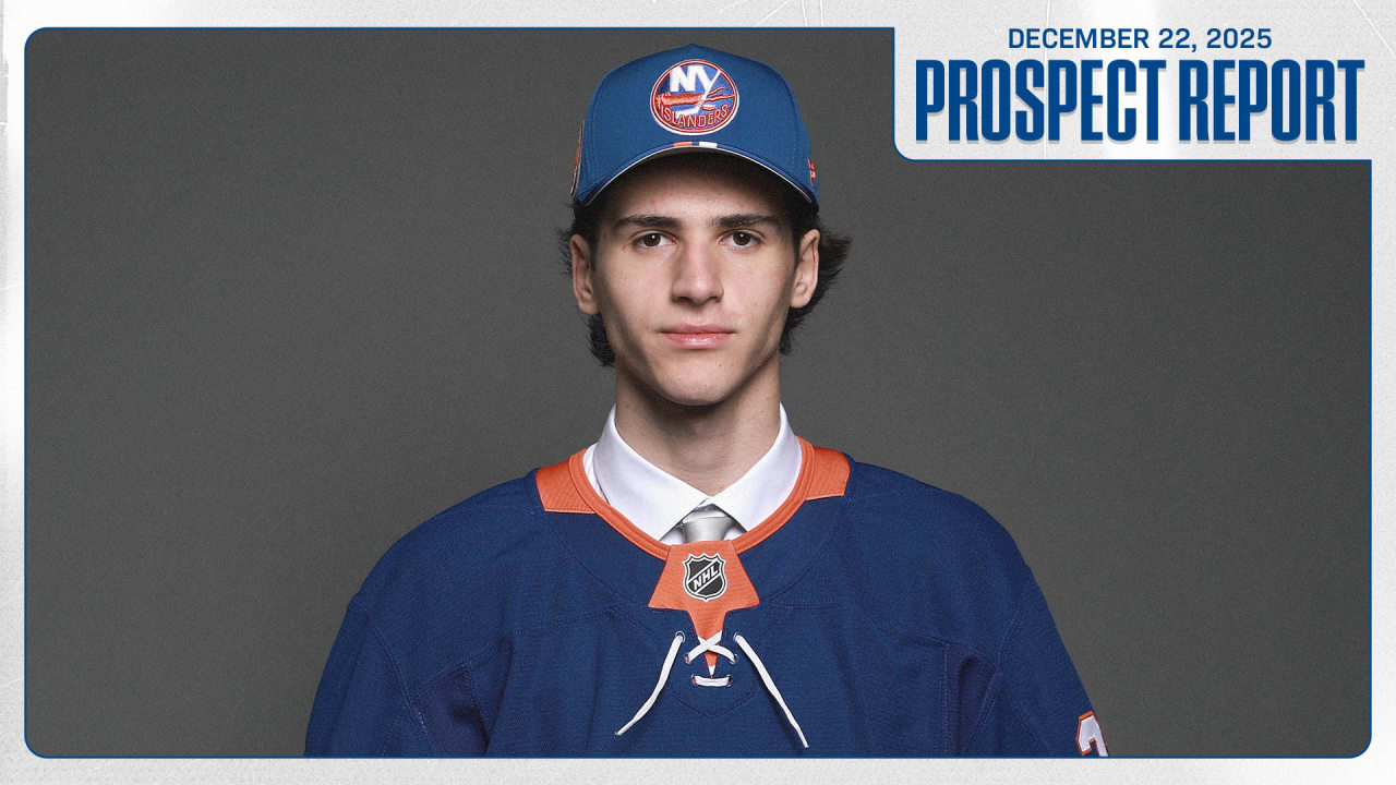 Islanders Prospect Report: Dec. 22, 2025