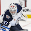 Connor Hellebuyck of the Winnipeg Jets