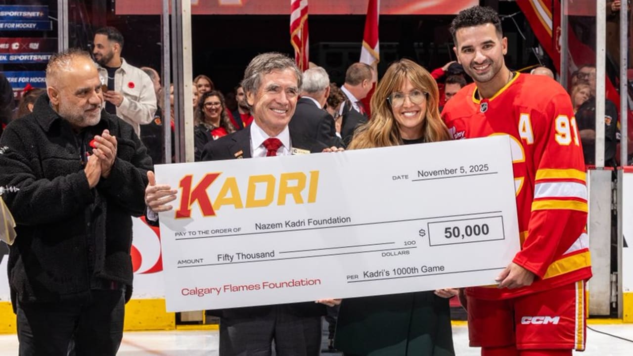 Kadri makes pair of $50K donations to food banks in London, Calgary