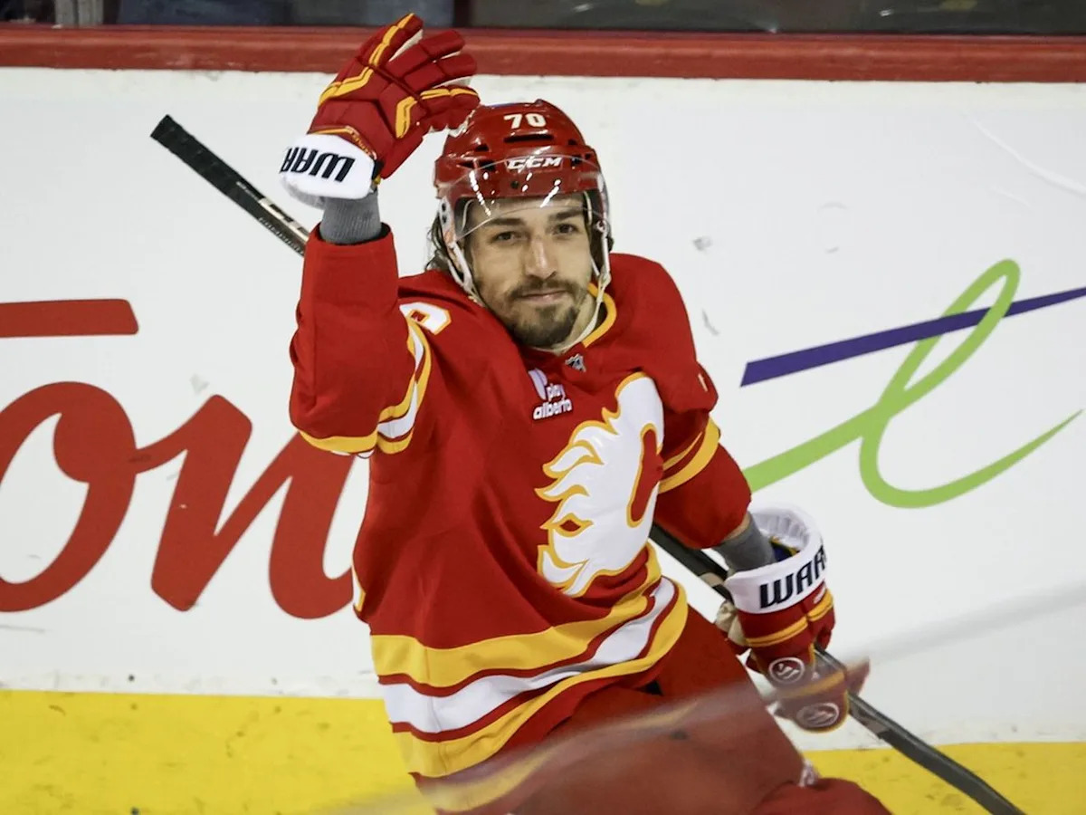 Three not-so-cheesy takeaways as Flames talk pizza after home victory over Oilers