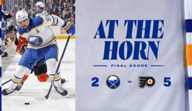 At the Horn | Flyers 5 - Sabres 2