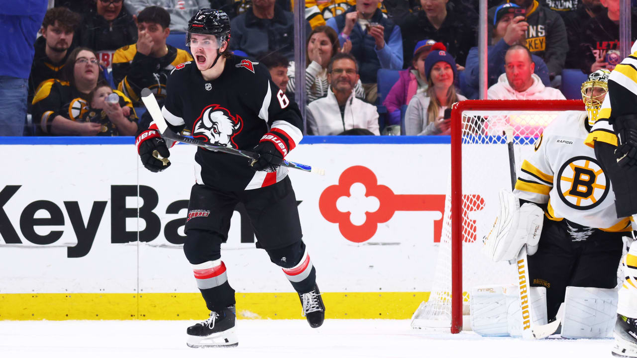Sabres stay hot, top Bruins for 8th straight win