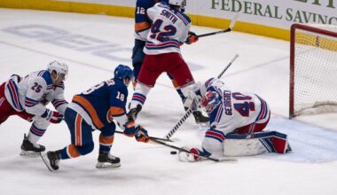 New York Islanders let Division Lead Slip away with Loss to Rangers