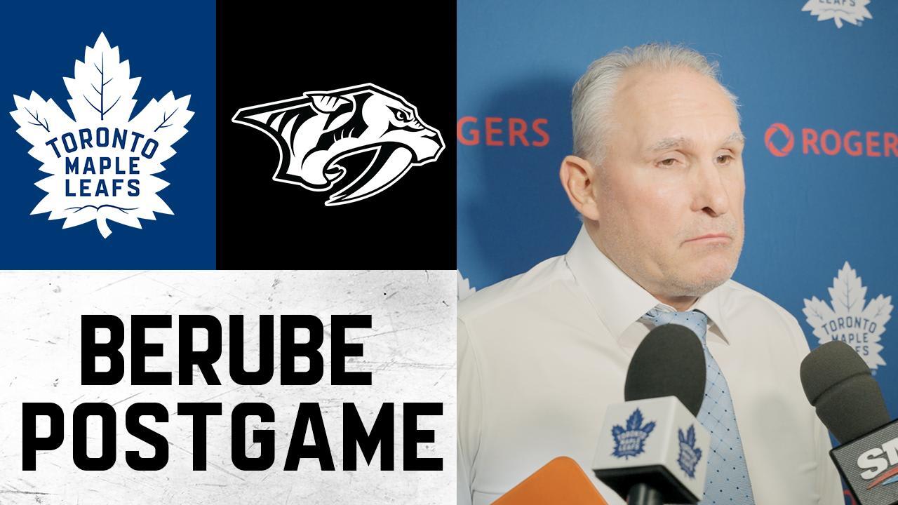 Craig Berube | Post Game at Nashville Predators | December 20, 2025