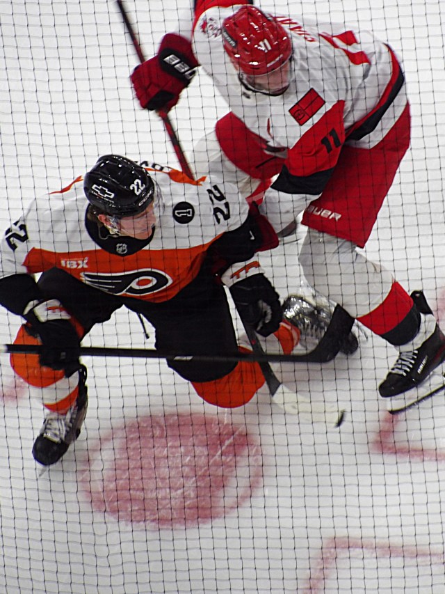 Philadelphia Flyers hosted the Carolina Hurricanes in the final game of their six game homestand