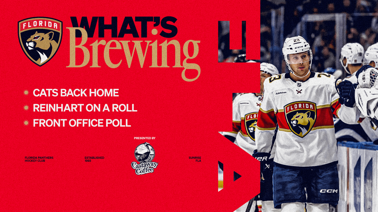 What’s Brewing: Panthers back home; Vote in front office poll