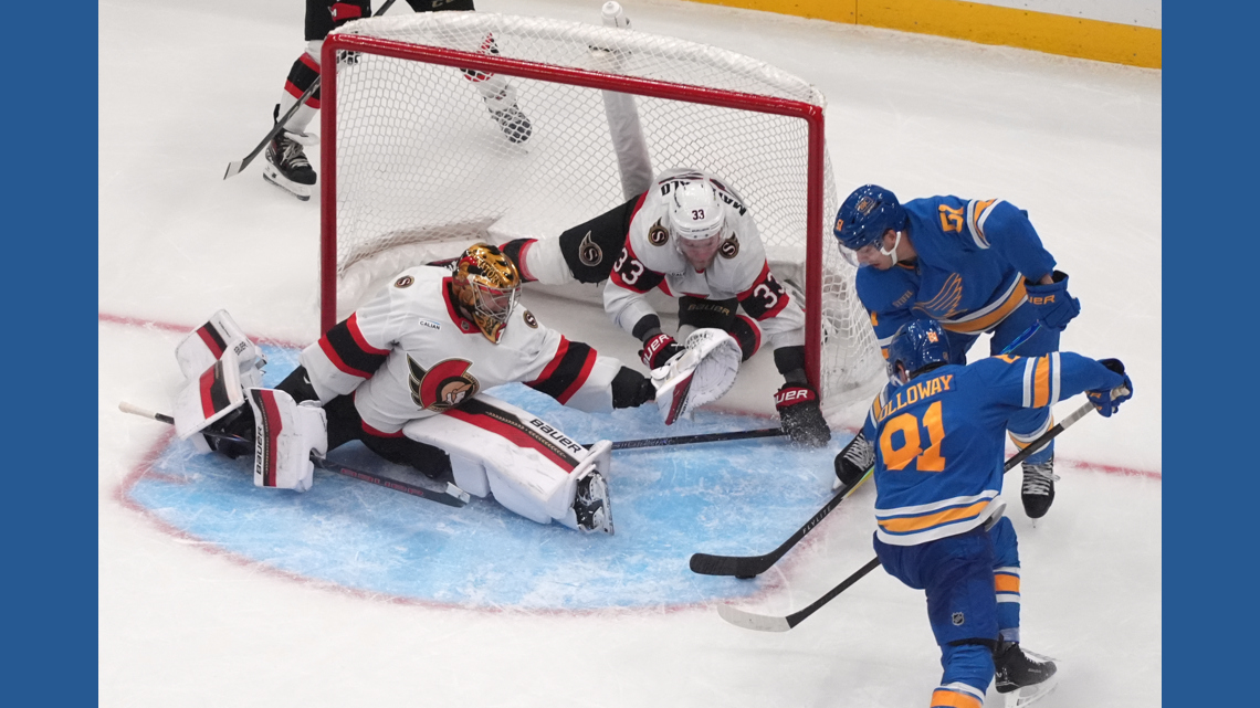 Matthew Kessel scores to help Blues beat Senators 4-3