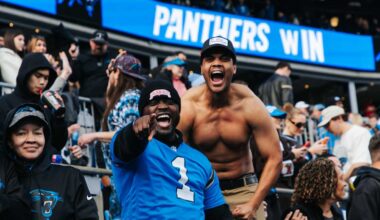 Fans help create a "rocking" playoff atmosphere and affect the game in Panthers' win against the Bucs