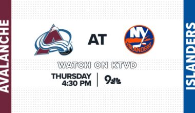 Avalanche at Islanders on KTVD Channel 20