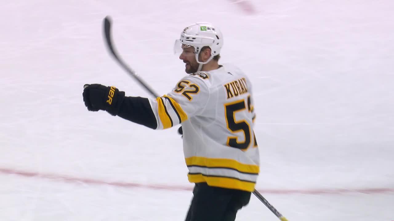 Kastelic Gives Boston Lead in Second