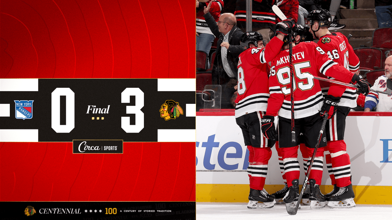 RECAP: Blackhawks Bounce Back to Shut Out Rangers at Home