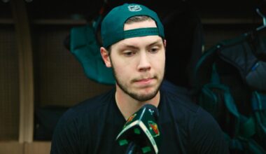 Wallstedt at Practice 12/1 | Minnesota Wild