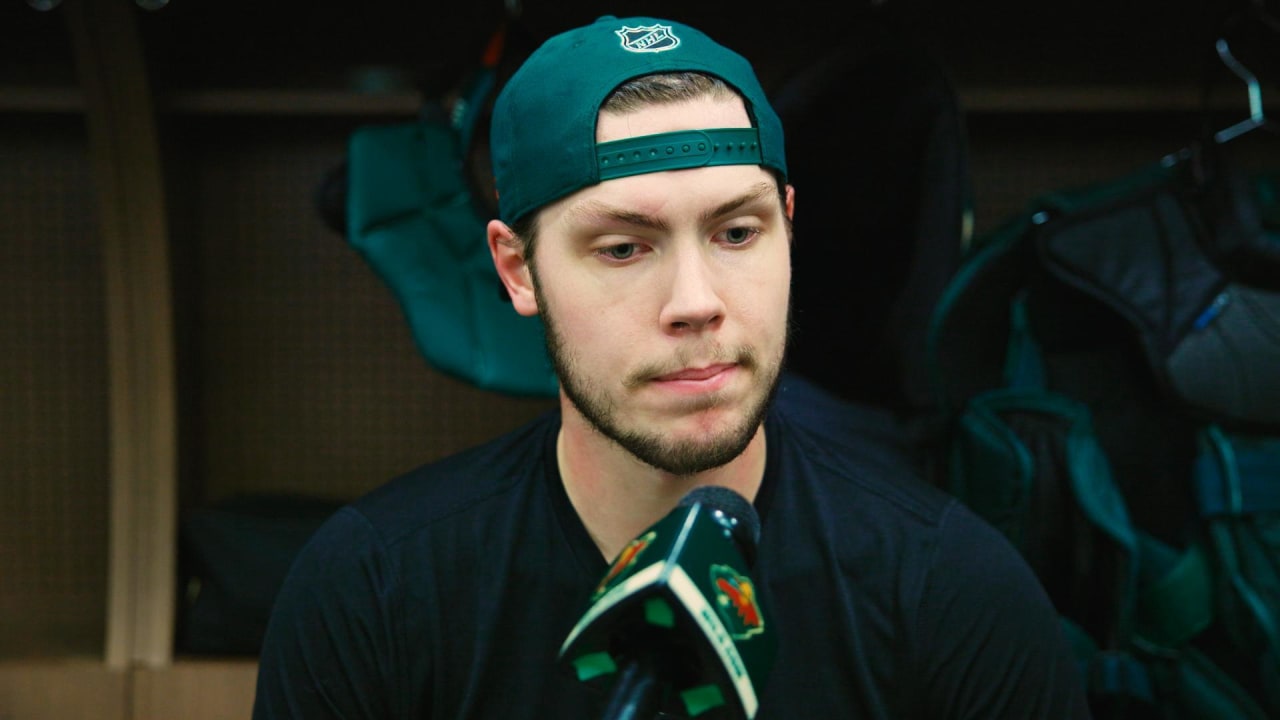 Wallstedt at Practice 12/1 | Minnesota Wild