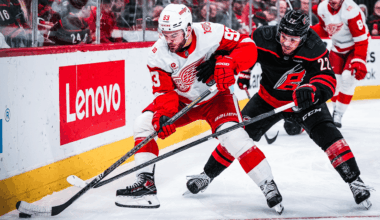 RECAP: Back from NHL’s holiday break, Detroit drops 5-2 decision in Carolina