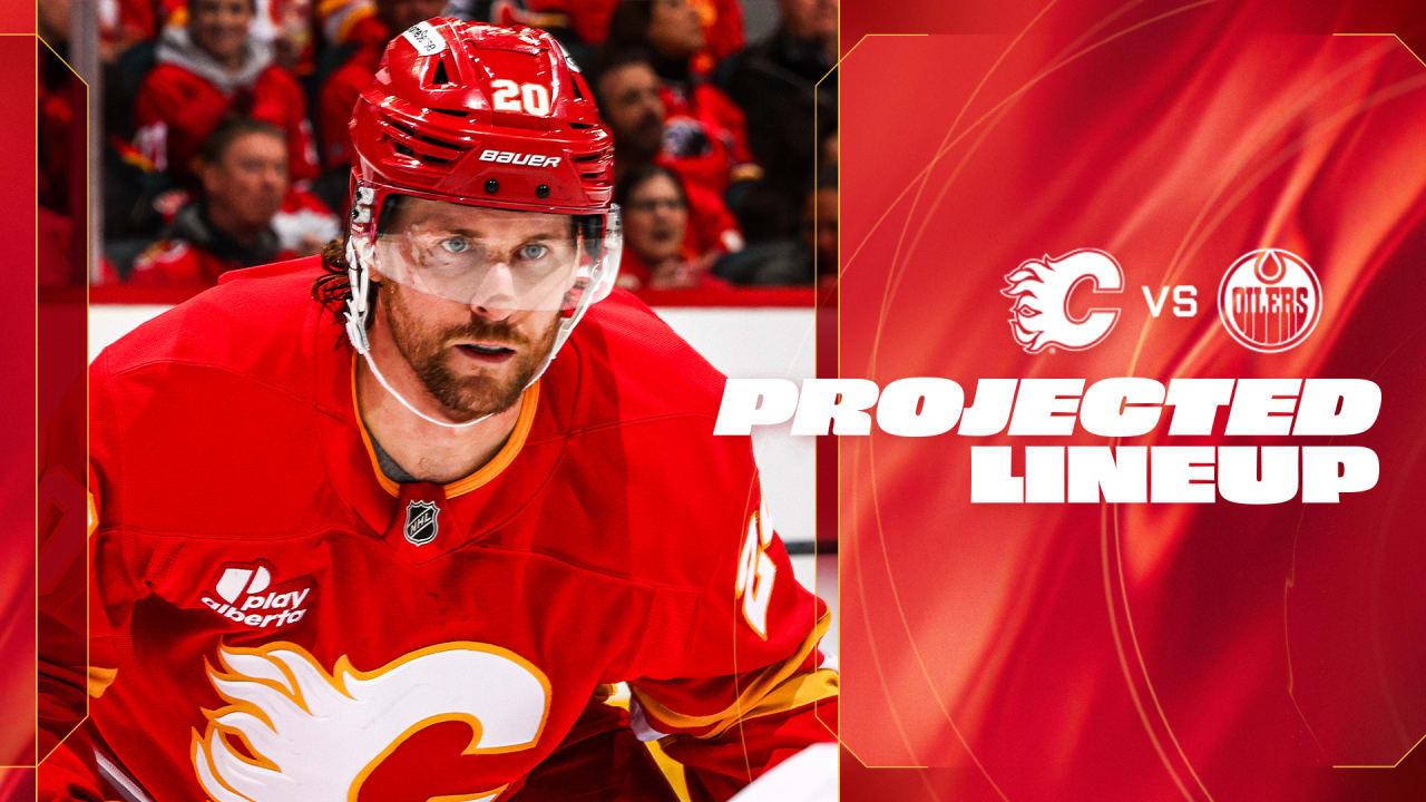 Projected Lineup - Flames vs. Oilers