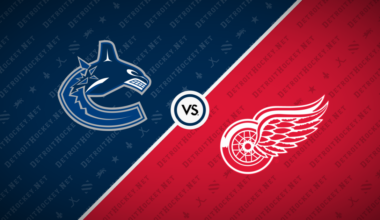 Canucks vs. Red Wings, 12/8/2025 – DetroitHockey.Net